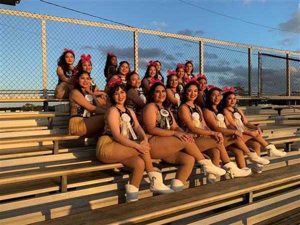 The 2019-2020 Tigerette Dance Team at homecoming.